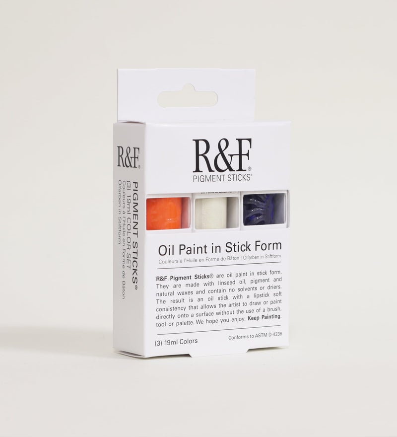 R&F Handmade Paints - Professional Oil Pigment Stick, Trial Set of 3 19ml - Image 2